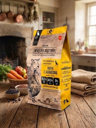 Karma sucha dla psa INDYK z JAGNIĘCINĄ 2kg