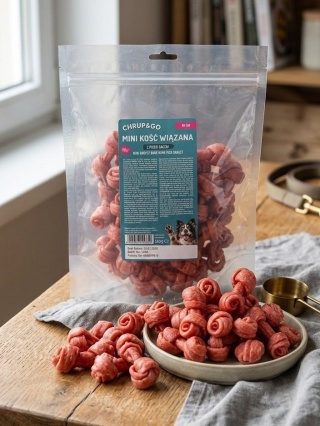 Mini kość wiązana z piersią kaczki-500g