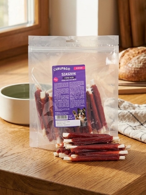 Szaszłyk z piersią kaczki-500g