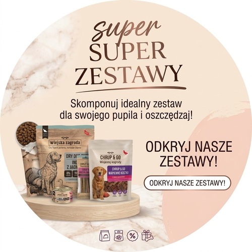 Super zestaw karmy i przysmaków